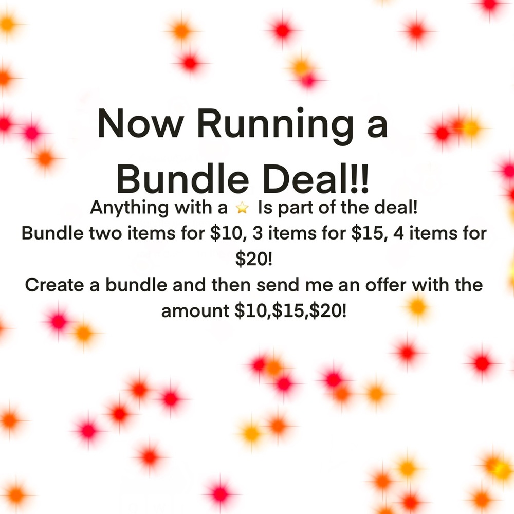 ⭐️ Bundle deal! ⭐️